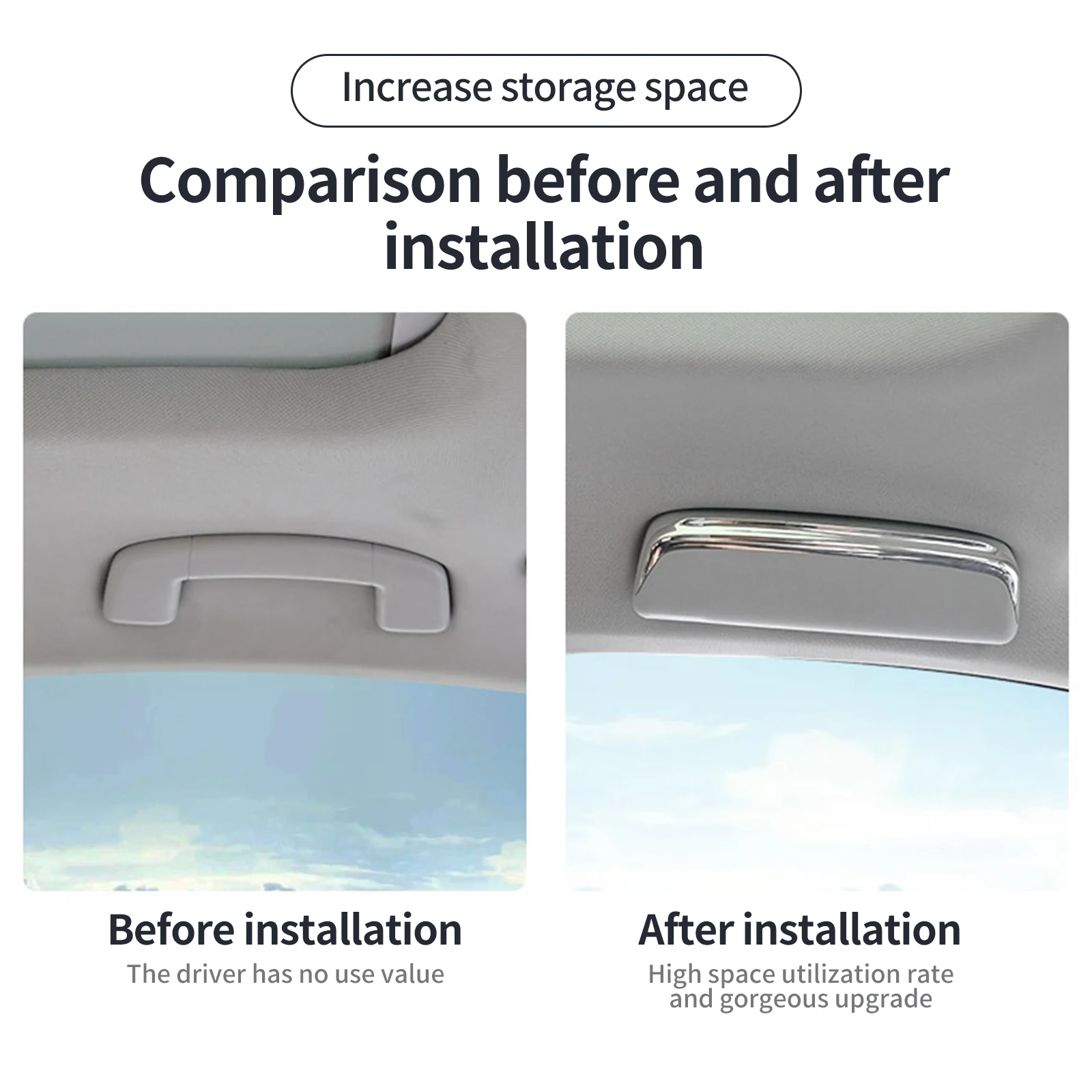 

Автомобильный органайзер из АБС-пластика для VW ID4X, ID4 CROZZ, ID6 CROZZ, ID.6 X: держатель для очков и солнцезащитных очков, ящик для хранения на ручке двери