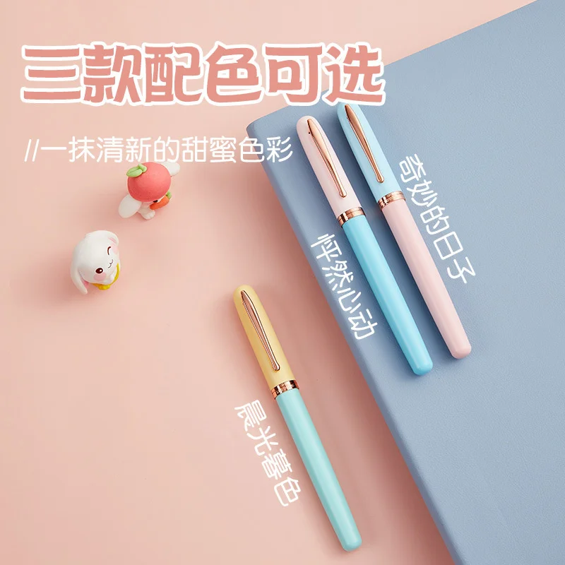 Macaron Color Cute Mini  Fountain Pen Exquisite Gift For Girls, Pupils And Students