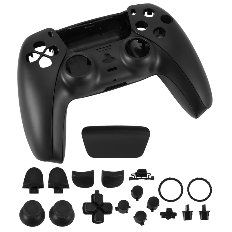 ABYC pièce de réparation pour PS5 BDM-010 boîtier de contrôleur coque de contrôleur de jeu avec boutons noir