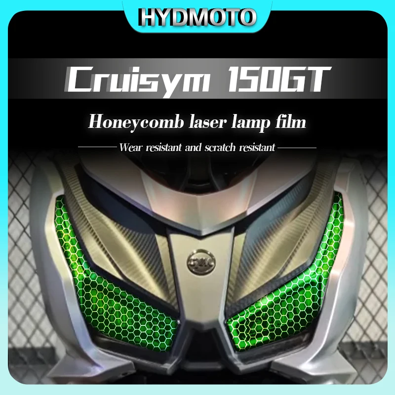 For SYM Cruisym 150GT cruisym 150gt honeycomb laser lamp Film headlight film taillight film car stickers motorcycle accessories