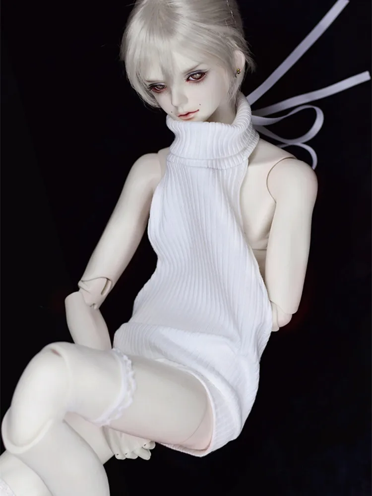 High lapel Backless Sweater for BJD 1/6 1/4 1/3, SD16 DD Uncle Doll Clothes Custom CWB47