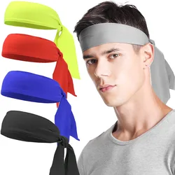 Diadema deportiva para hombre y mujer, banda para el sudor para Yoga, gimnasio, bandas elásticas para la cabeza, Fitness, baloncesto, baile, motociclista, 23 colores, 2023