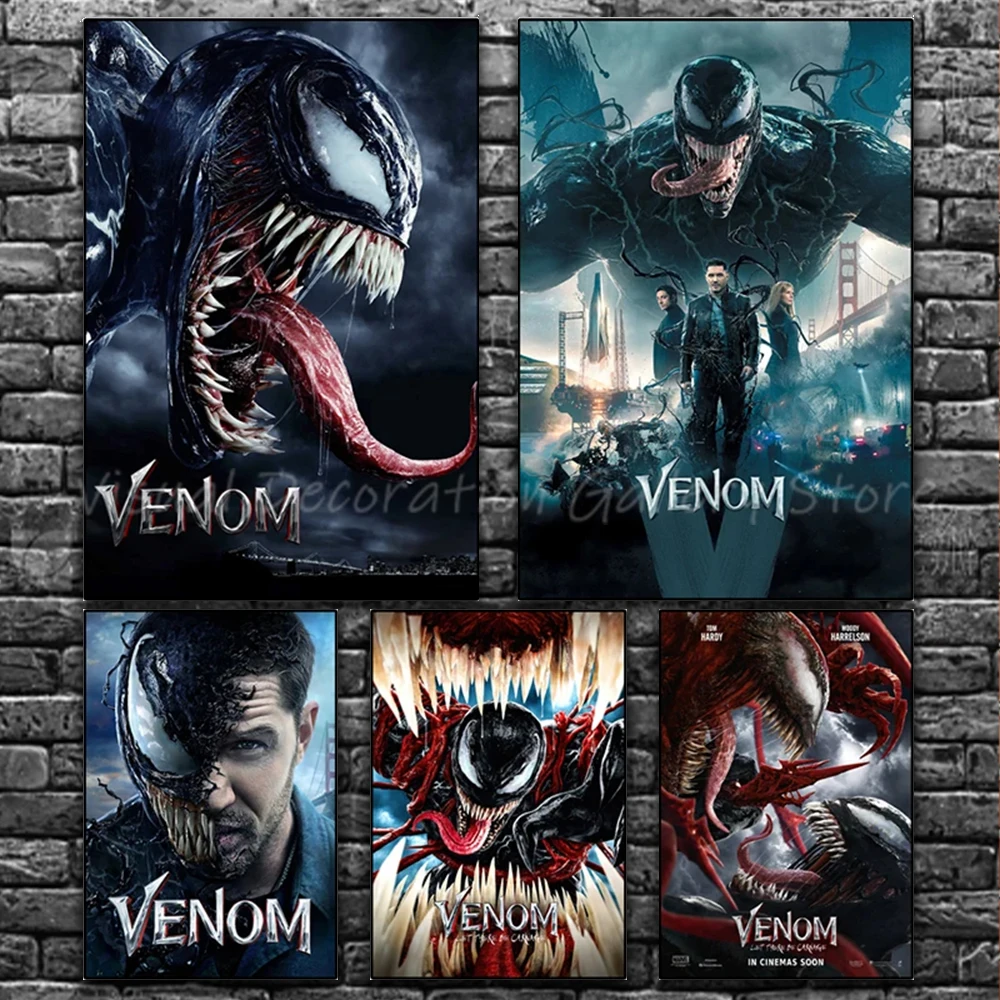 

Disney Venom 2 Movie Poster Avengers Superhero Anime Modern Art Wallpaper Painting Picture Living Room Home Decoration Boy Gifts