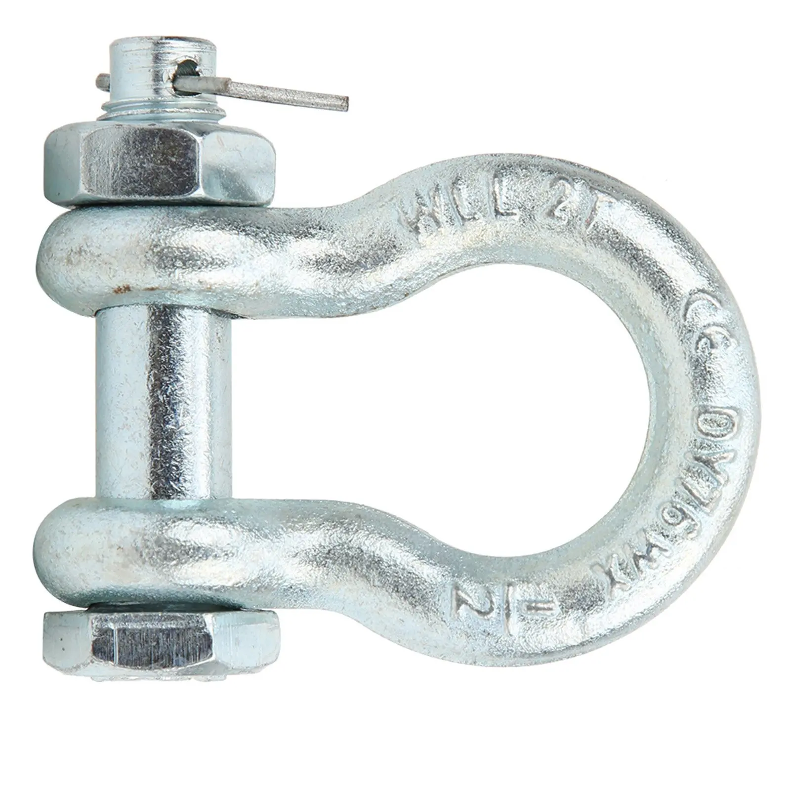 Anchor Shackle Heavy Duty Alloy Steel Bow Type with Nut Ship Lifting Machine Parts1Pc 3.25t Anchor Shackle