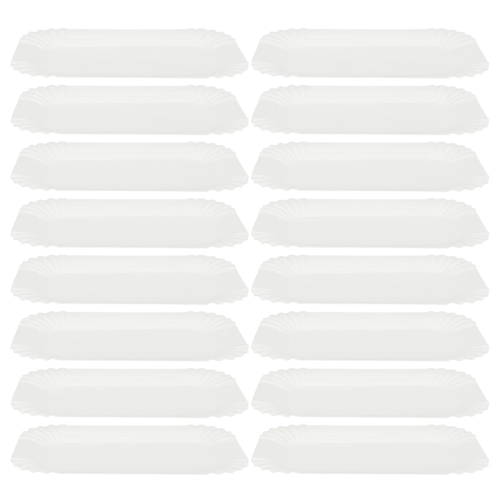 

100Pcs Cake Dessert Plates Disposable Paper Tableware Simple Elegant Design Suitable for Party Picnic Travel Home Use