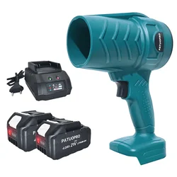 PATUOPRO Electric Handheld Turbo Jet Fan High Power Blowing Dryer Cordless Dust Blower Cleaning Tool For Makita 18V Battery