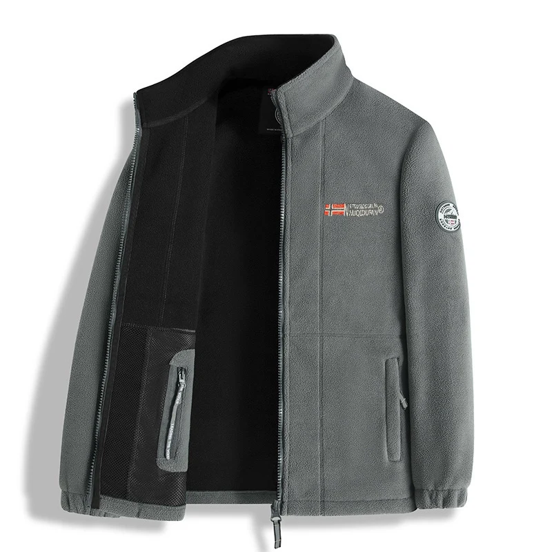 Brand New Winter Jacket For Men Thick Polar Fleece Outdoor Quality Design Warm Man Fashion Male Autumn Outwear