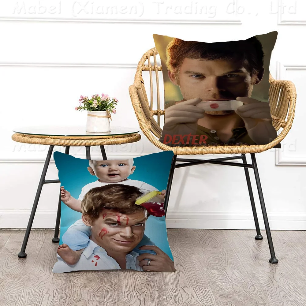 

Horror TV Show Dexter Pillow Gift Home Office Decoration Bedroom Sofa Car Cushion Cover Case 45x45