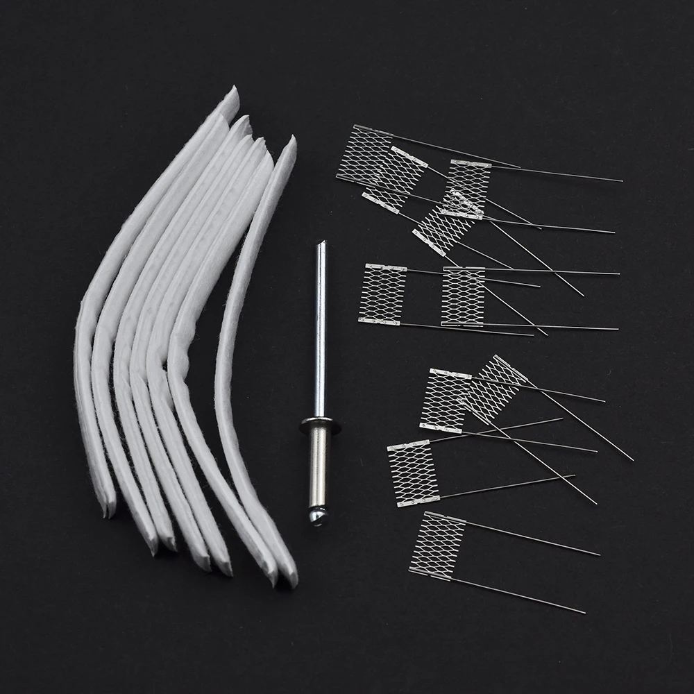 أداة يدوية إعادة بناء عدة ل OXVA Xlim V2 0.6 0.8ohm لتقوم بها بنفسك شبكة لفائف المقاومة سلك RBA اللف قضيب 3 مللي متر #4