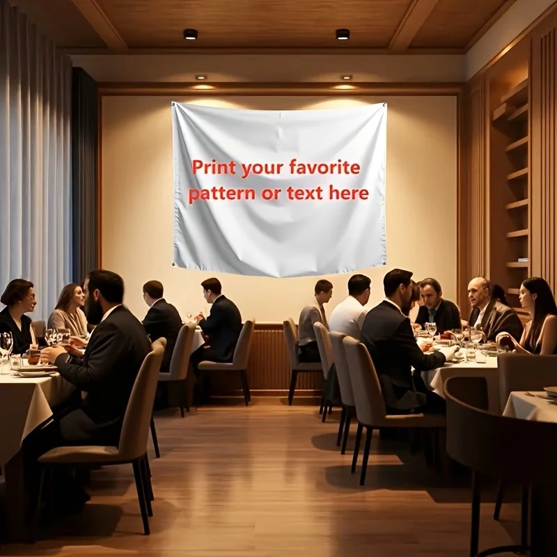 Custom Personalized Tablecloth Self Logo Photo Design  or Weddings Birthdays Anniversaries Exhibitions and Festivals Decorations