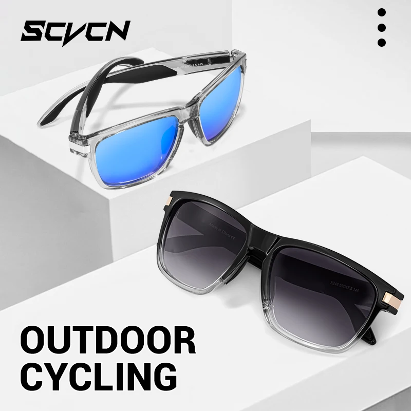 SCVCN بيع نظارات الموضة الاستقطاب الدراجات نظارات UV400 نظارات للرجال النساء القيادة تسلق النظارات الشمسية الرياضية في الهواء الطلق