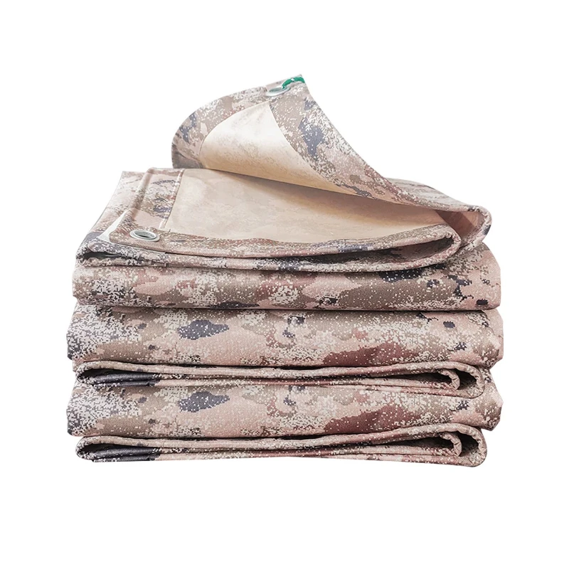600D Camouflage Oxford Fabric Heavy Duty Waterproof Moisture Proof Wear Resistant Sunshade Rain Cloth