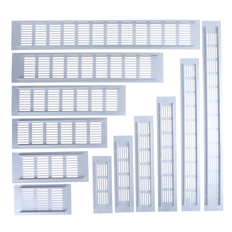 Rectangular Aluminum Air Vent Grille Cabinet Wardrobe Door Heat Dissipation Vent Cover