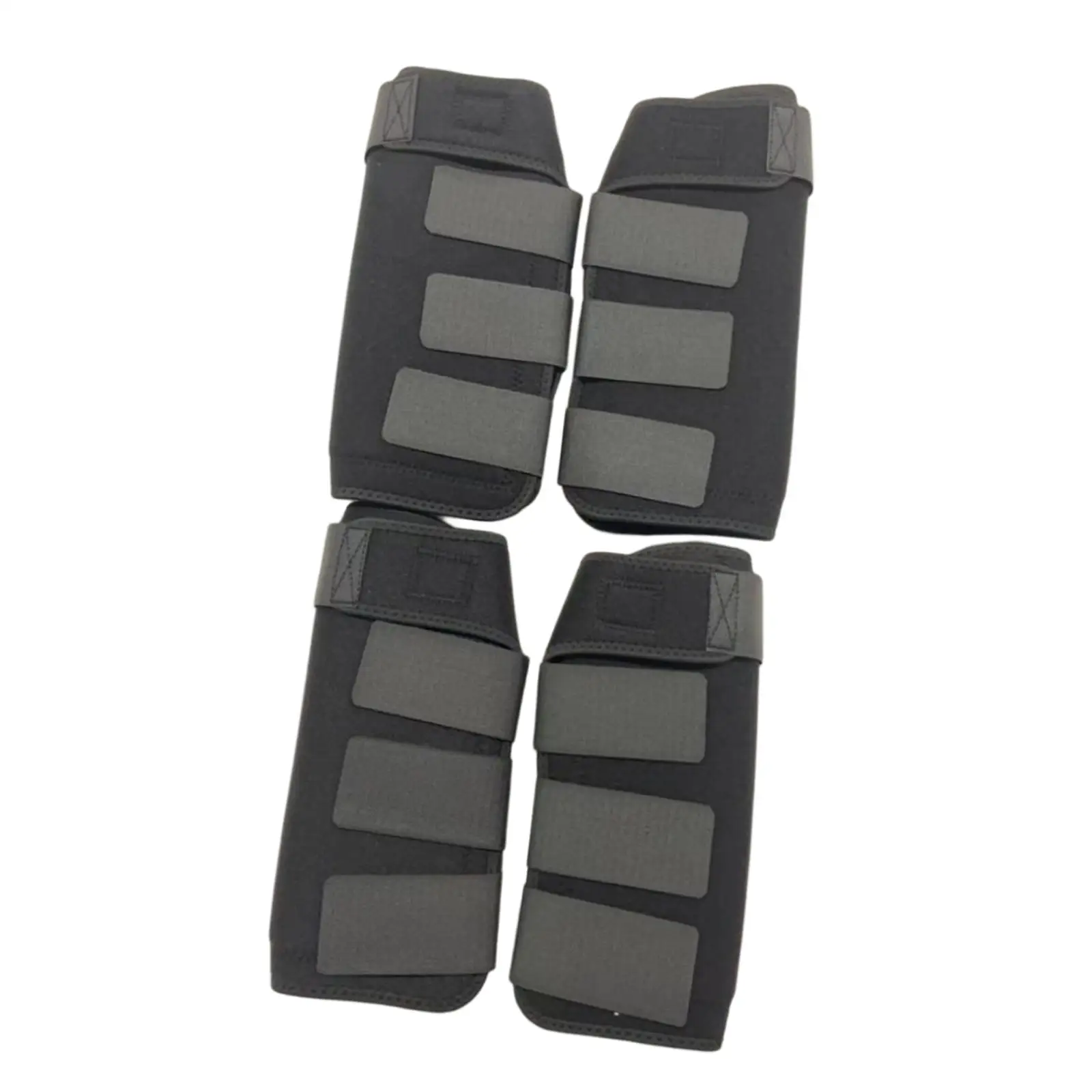 Neoprene Cavalo Botas Perna Wraps, Absorção de Choque, Proteção Tendão, Guarda de Salto, Equitação, Equipamento de Treinamento, Equitação, 4Pcs