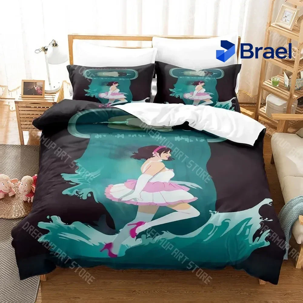 Exquisite 3D Print Perfect Blue Bedding Set Single Twin Full Queen King Size Bed Set Aldult Kid Bedroom Duvetcover Sets 3D Anim