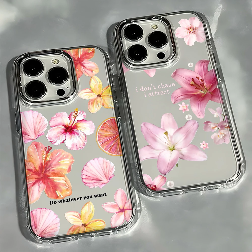 Google Pixel 9 Pro - Casing Ponsel Bunga Lily Warna-warni Mewah