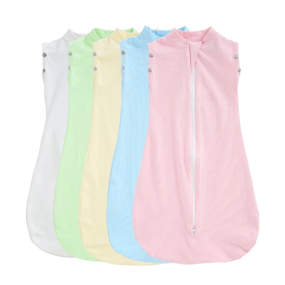 Sac de Couchage 100% Coton pour Bébé, Enveloppe Cocon pour Nouveau-Né, Fermeture Éclair, Sacs de Couchage Imprimés Pissenlit, Accessoires de Literie