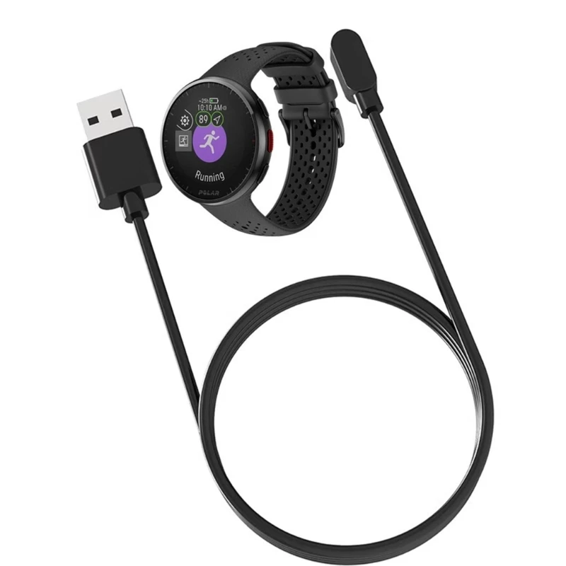 K1AA Adattatore caricabatterie cavo ricarica USB 4 pin USB 1M per smartwatch Polarignite 3