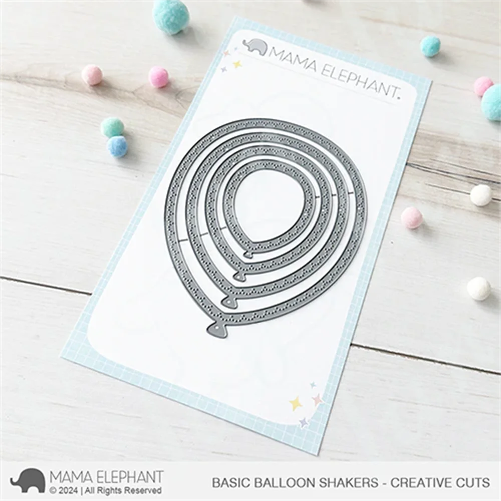 Metal Corte Morre Stencils para Scrapbooking, Selo, Álbum de fotos, Gravação Decorativa, Balão Básico, Cut Die, Cartões de Papel DIY