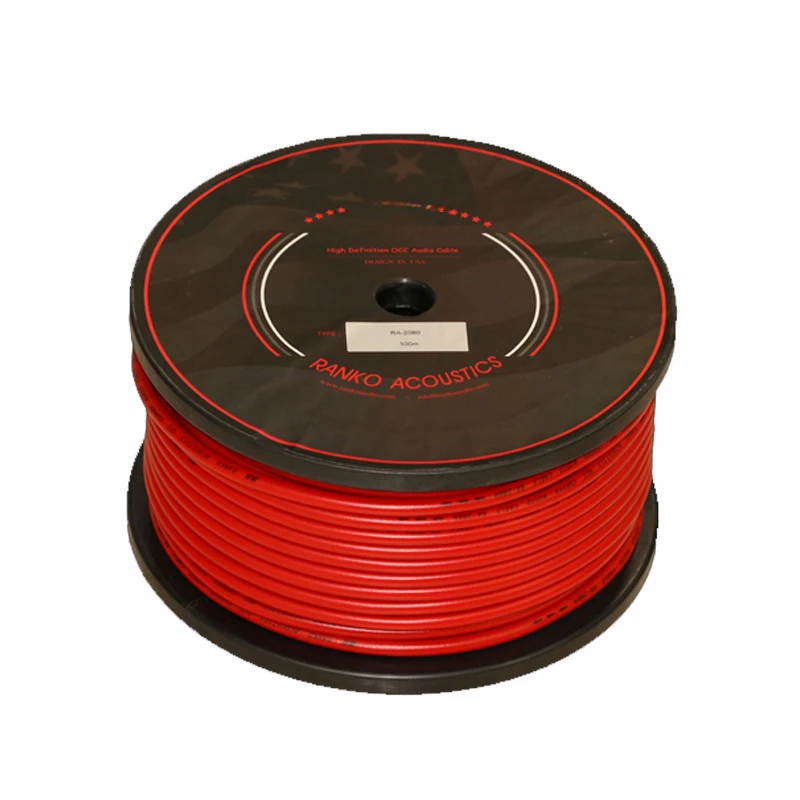 RA-2080 High-purity 6NOCC Single Crystal Copper Silver Plated Signal Wire