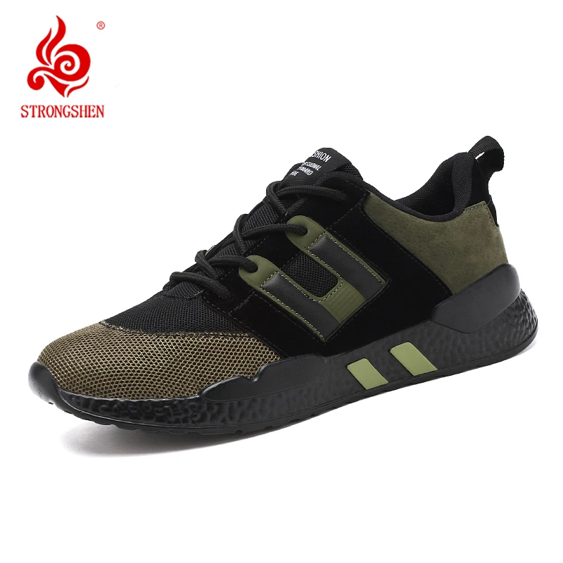 

STRONGSHEN Men Casual Running Shoes Light Soft Breathable Mesh Men's Tennis Sneaker Outdoor Jogging Lace Up Men's Sport Shoes