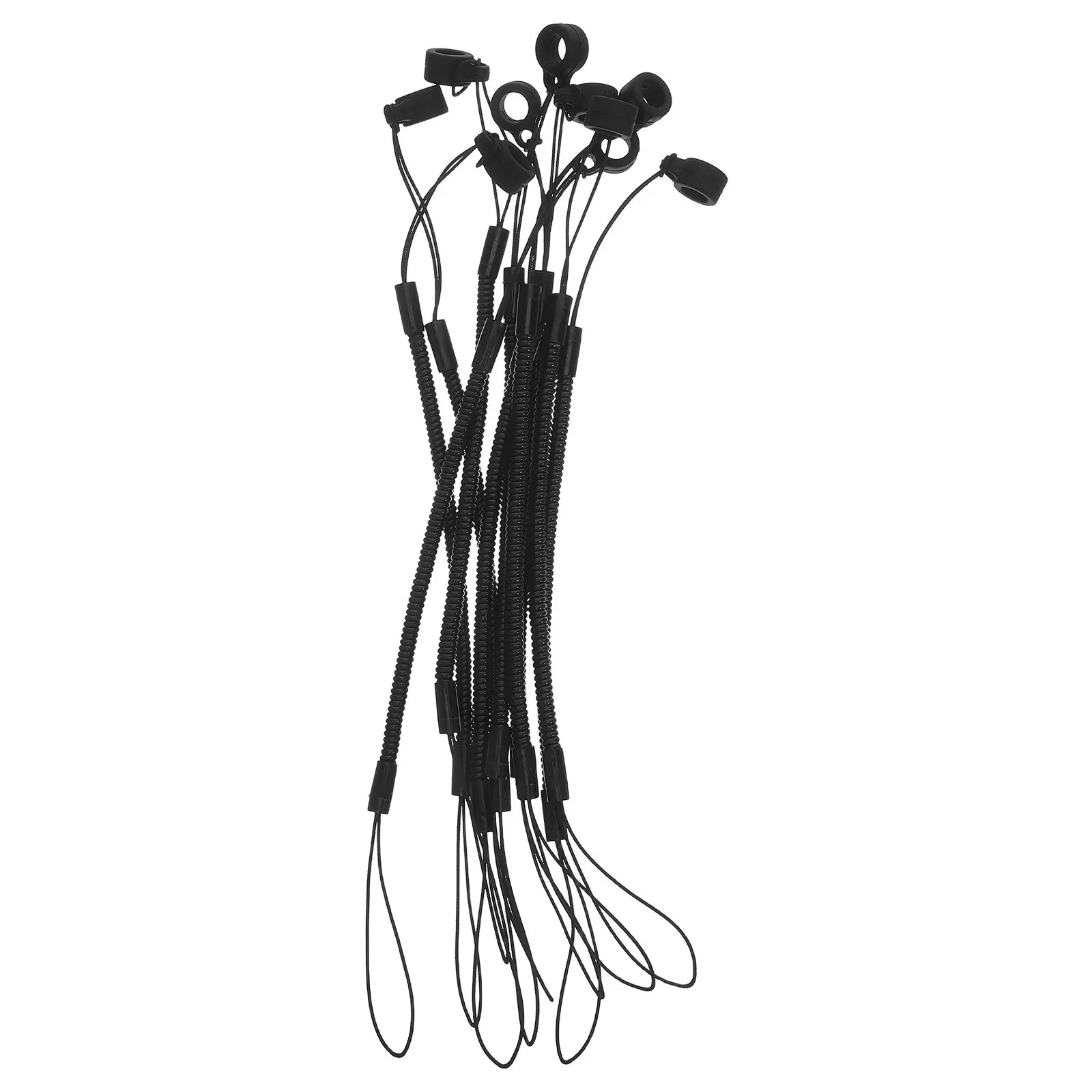 

10 шт. эластичных пружинных шнурков-держателей для стилусов и карандашей, портативные страховочные ремешки от потери