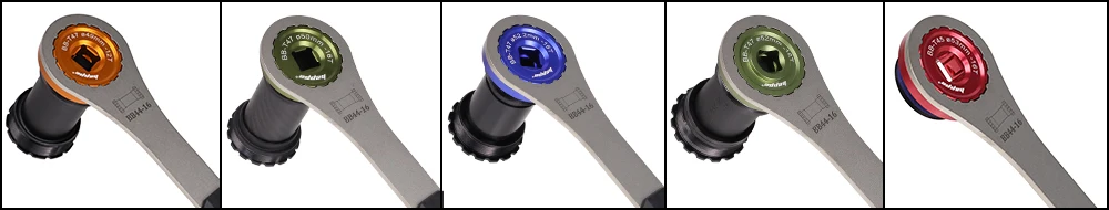 HEPPE Fahrrad T47 Tretlager Installation und Entfernung Werkzeug Fahrrad Tretlager Schlüssel für 49-53mm 12T 16T T47 BB Reparatur – Detail 23