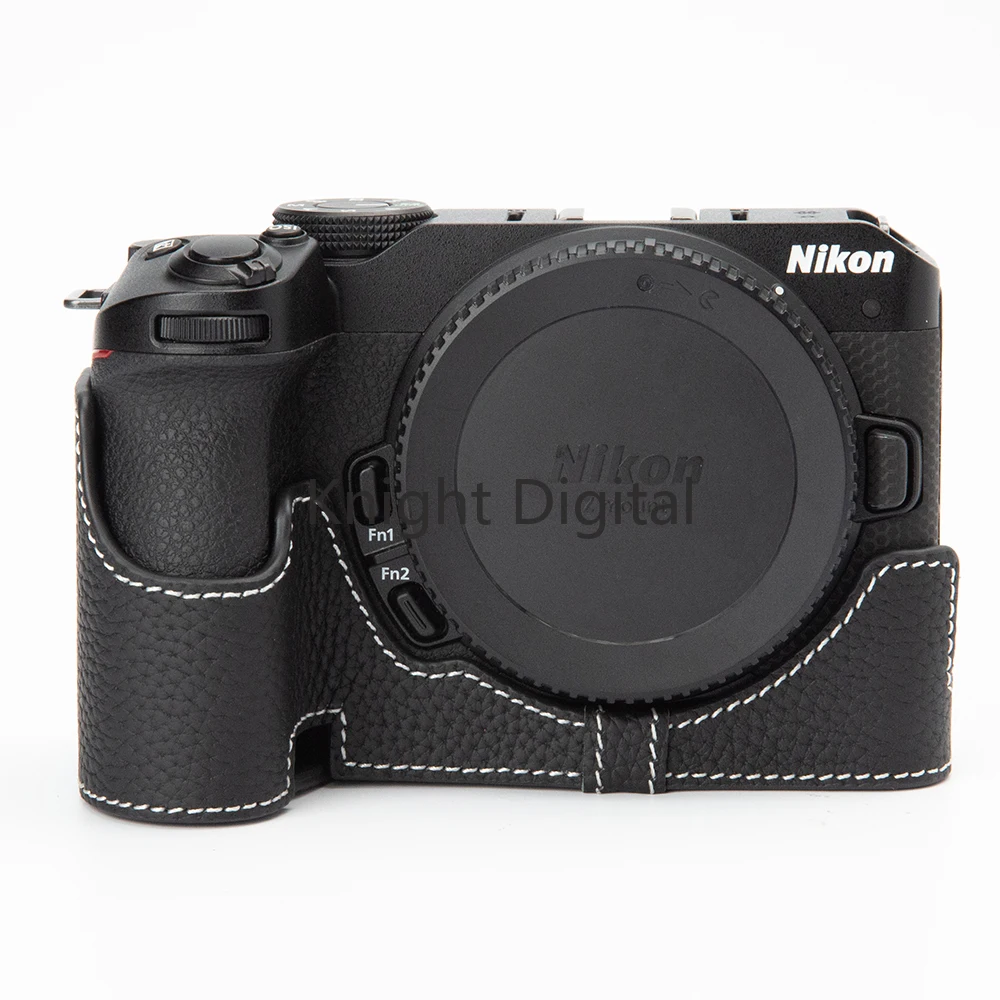 

Genuine Leather Camera Half Case Cover Bag Protective Base For Nikon Z30 Camera Bag Nikon Z-30 Body Photography Accessories