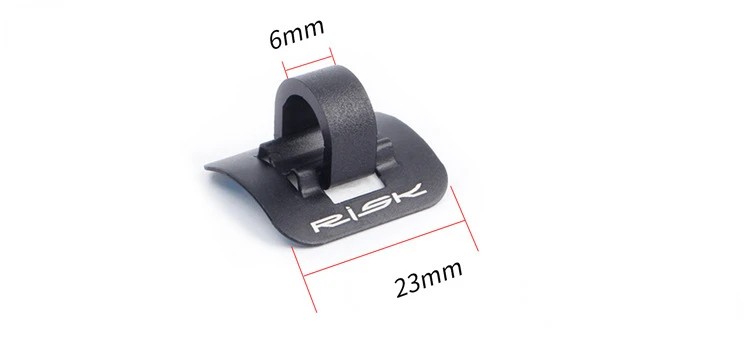 1PCS Bicycle C-Type Shift Brake Cable Buckle Organizer Aluminum Bike Oil Tube Fixed Clamp Adapter Stick-on Cable Clip