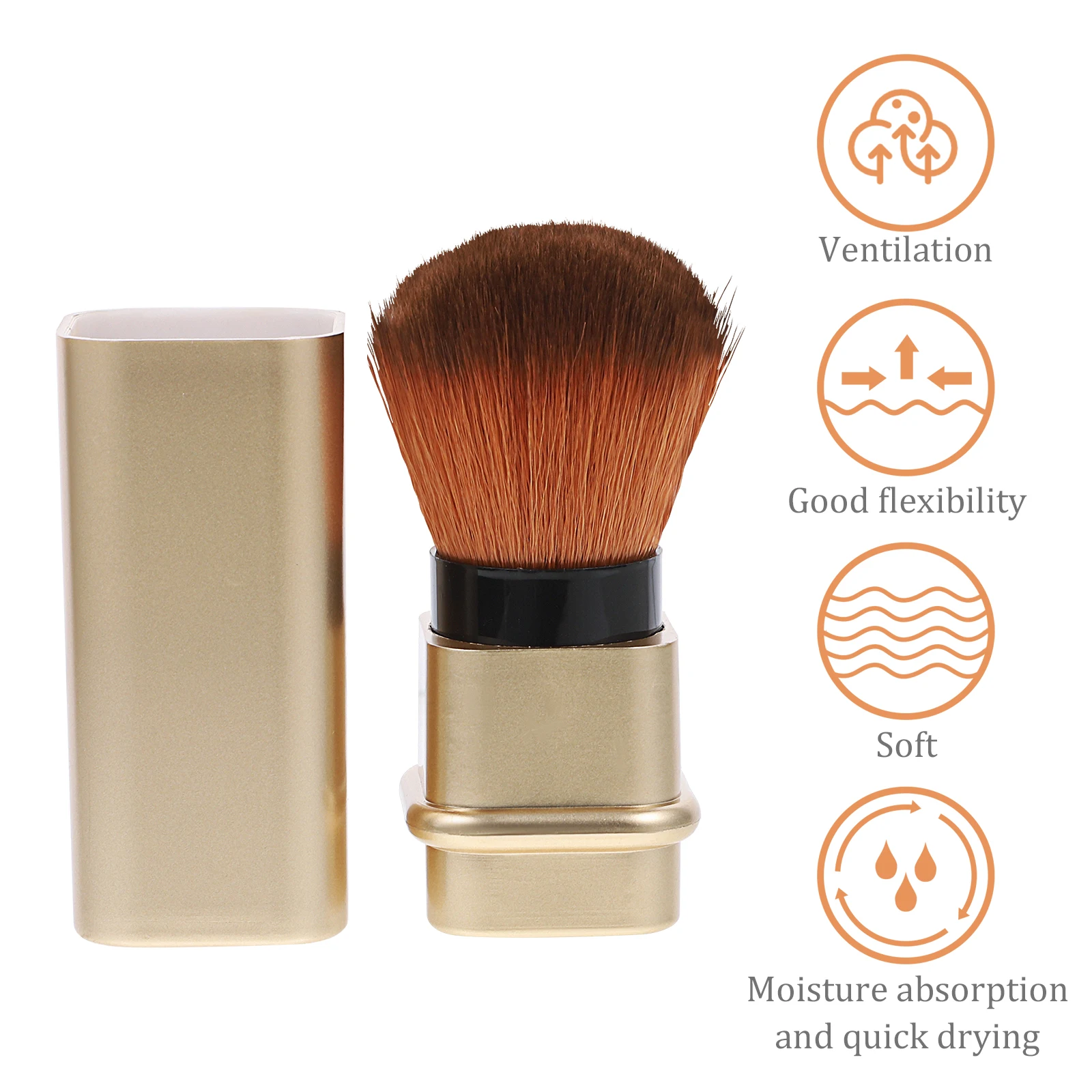 

Retractable Multi-Functional Powder Dome Foundation Brush For Blush Makeup Tool Professional Home Use Fashion Dust