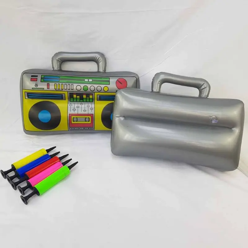 Kids Radio Recorder PVC Inflatable Balloons Home Carnival Party Decor Dropship