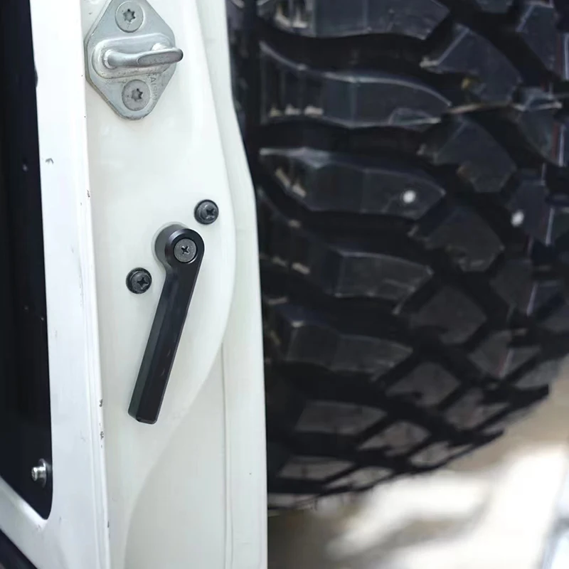 Aluminum Alloy Rear Door Opener Handle For Land Cruiser LC76 Cargo Door Switch Modified FJ76 FJ71 Tailgate Handle