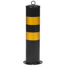 Parking Barrier Driveway Security Post Barrier Safety Bollard Traffic Warning Column Road Isolation Column Barricade Cone