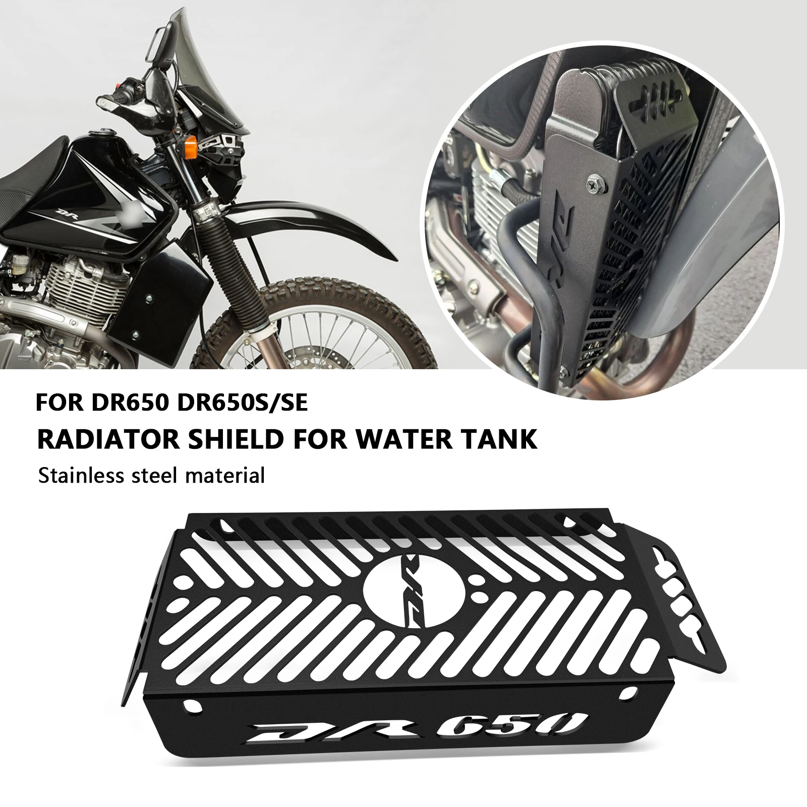 Motorcycle accessories radiator guards for DR650 DR650S/SE waterproof box oil cooler cover protection DR650S SE