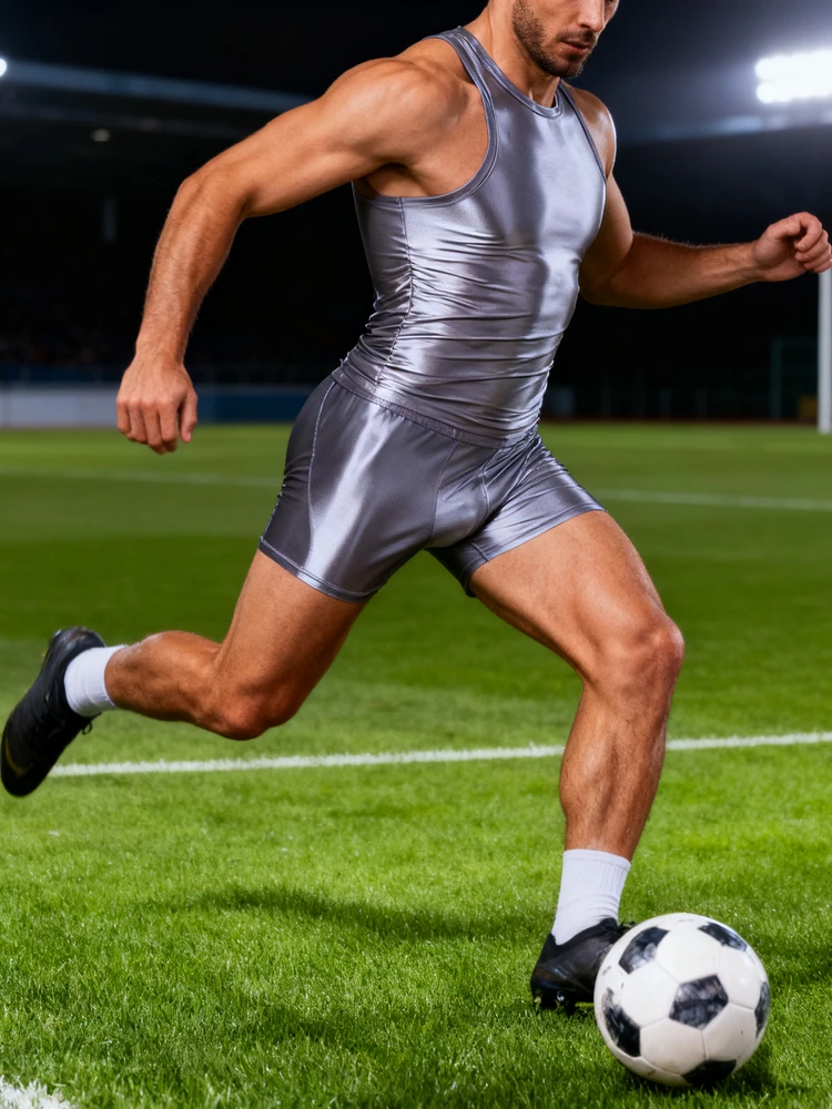 

Men's Sportswear Set Tight Smooth Casual Running Tight Clothes orts Set Breathable Qui Dry Youth Summer No Brand