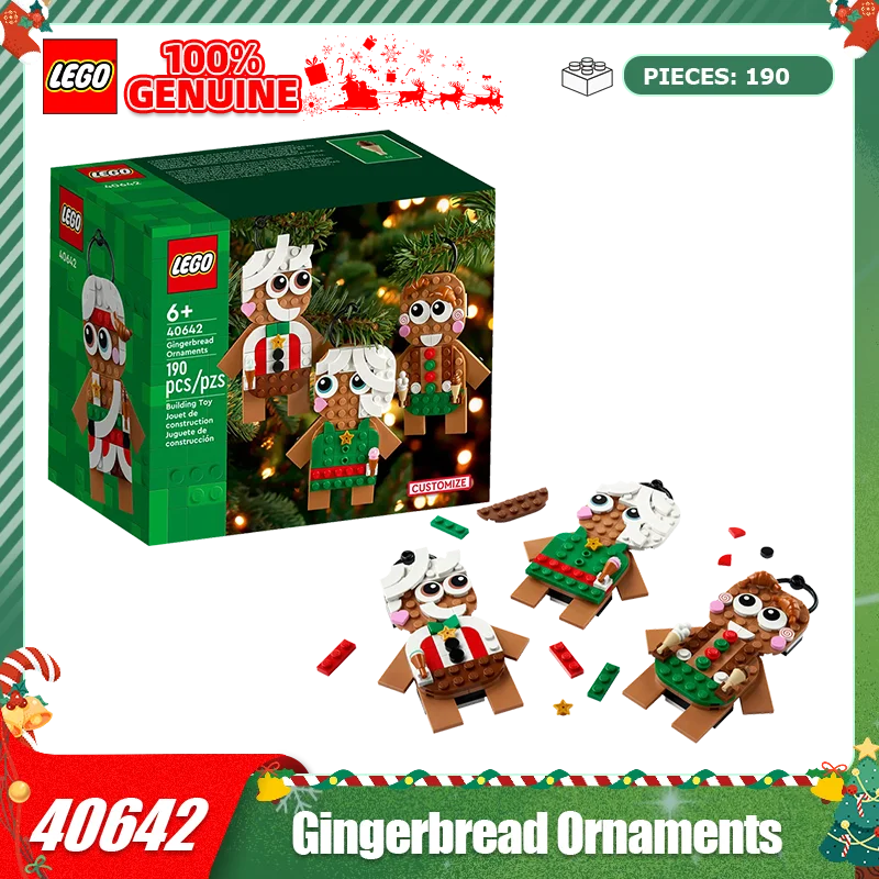 

Lego Christmas Series 40642 Cute Gingerbread Man Splicing Blocks Children's Toys Gift Gift