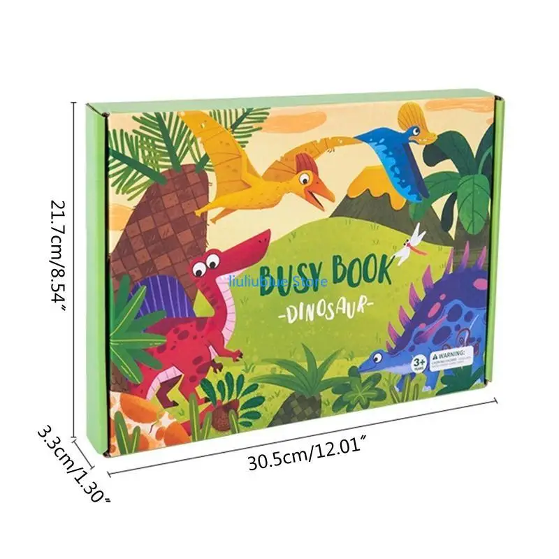 كتاب مرئي قابل لإعادة الاستخدام مع ملصق دعائم تعليمية محمولة لرياض الأطفال 62CF #6