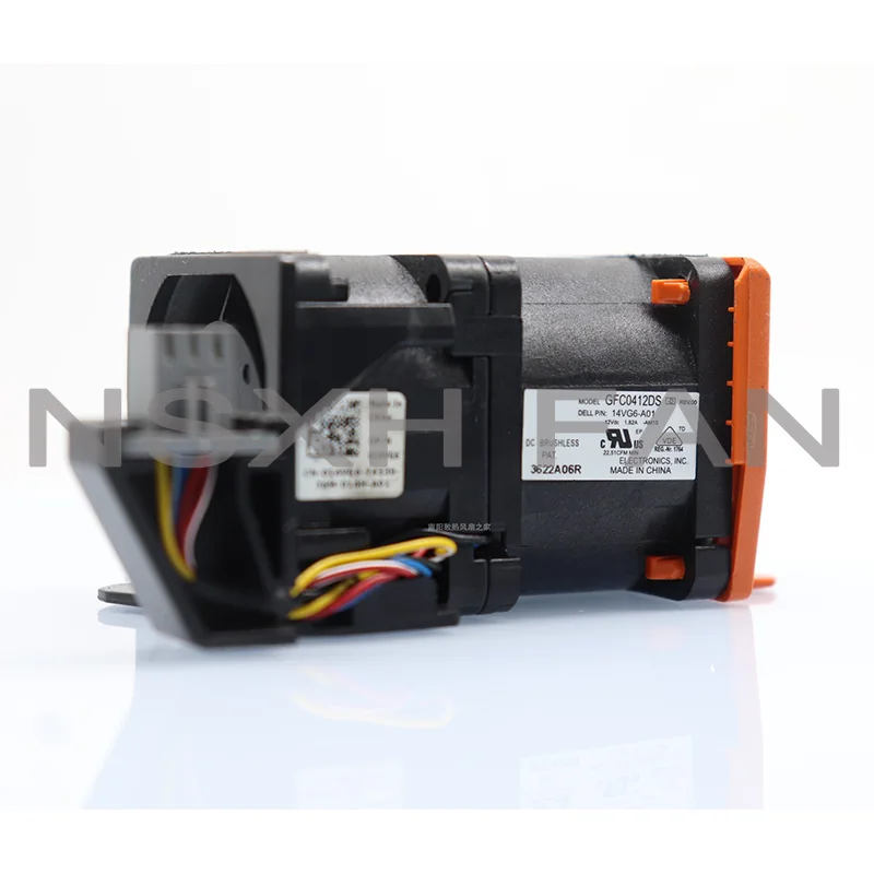 Ventilador de refrigeración de refuerzo de alta velocidad, Motor Dual de 4cm, 40mm, 4056, 12V, 1,82 a, GFC0412DS-AM1S