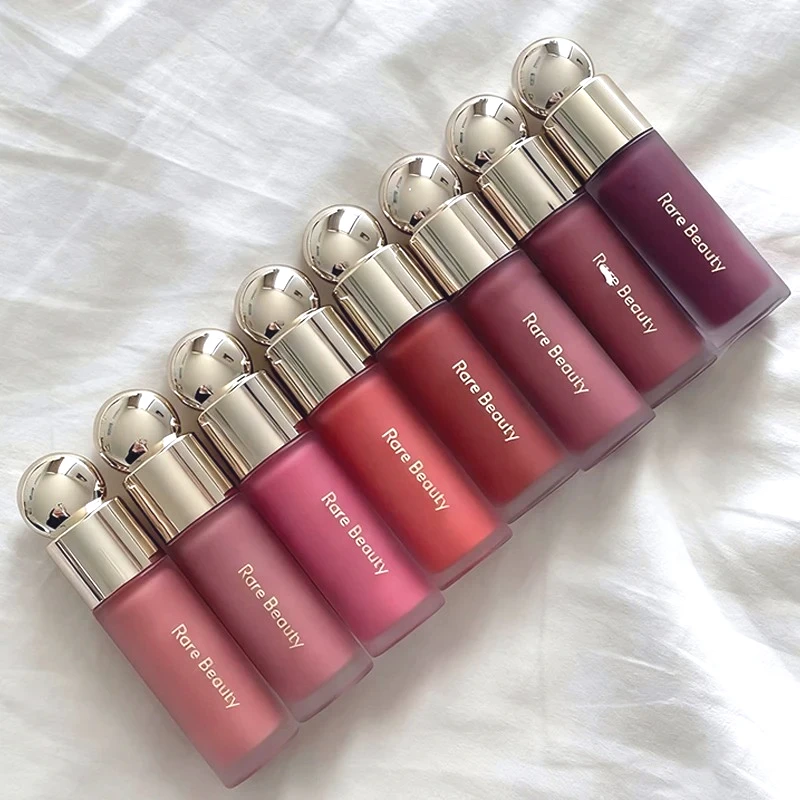 Rare Beauty Soft Pinch Blush Líquido e Cor para Lábios à Prova d'Água, Volumizador, Creme Multiuso para Contorno e Iluminador Happy Wonder Encourage