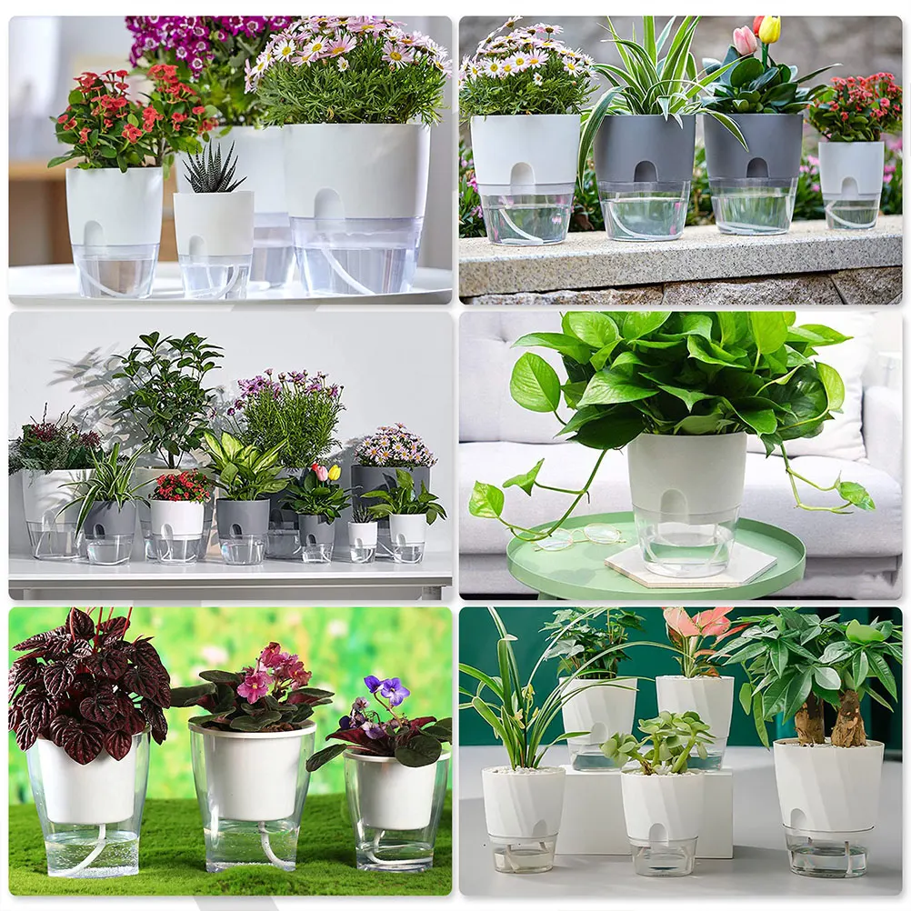 

1 Bundle Cotton Rope Absorbent Self-Watering Planter Pot Automatic Watering Cord Plant Root Hydroponic Supply Self Watering Cord