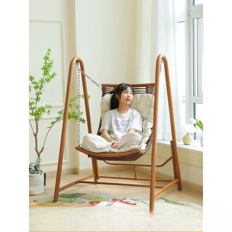 Balcony Swing Hanging Chair Courtyard Garden Leisure Nap Cradle Chair Bird's Nest Vine Chair
