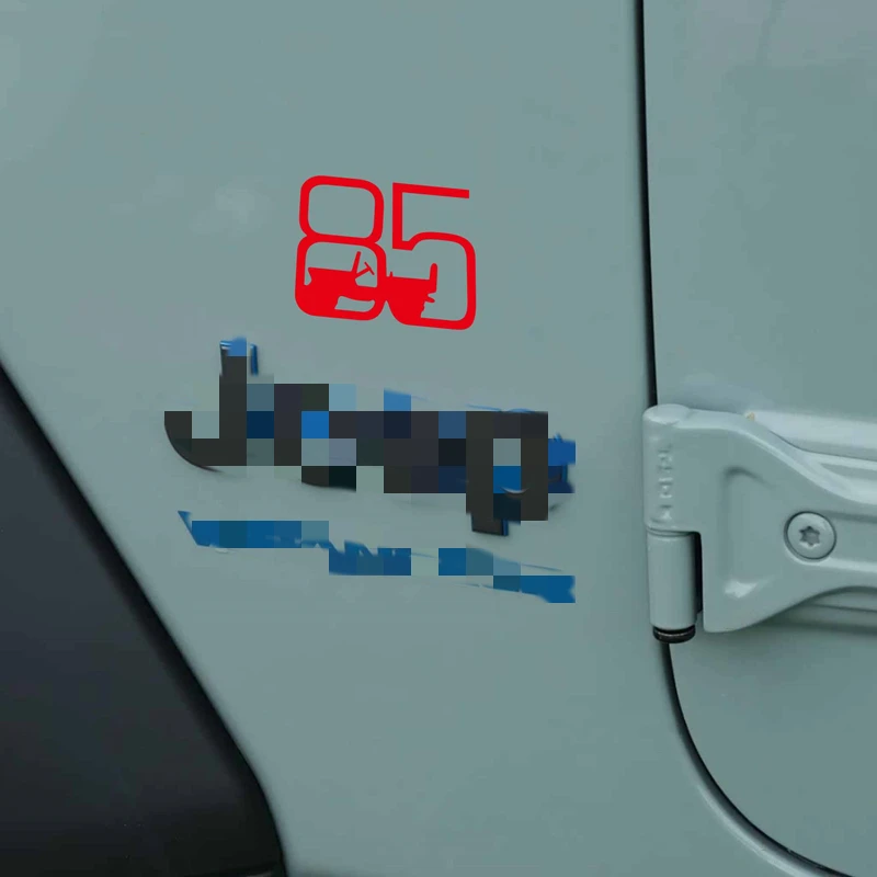 Creative 1941 Willys Decal 85th Anniversary Car Sticker For Jeep Wrangler JK JL Gladiator Renegade Compass Grand Cherokee WK2 WL