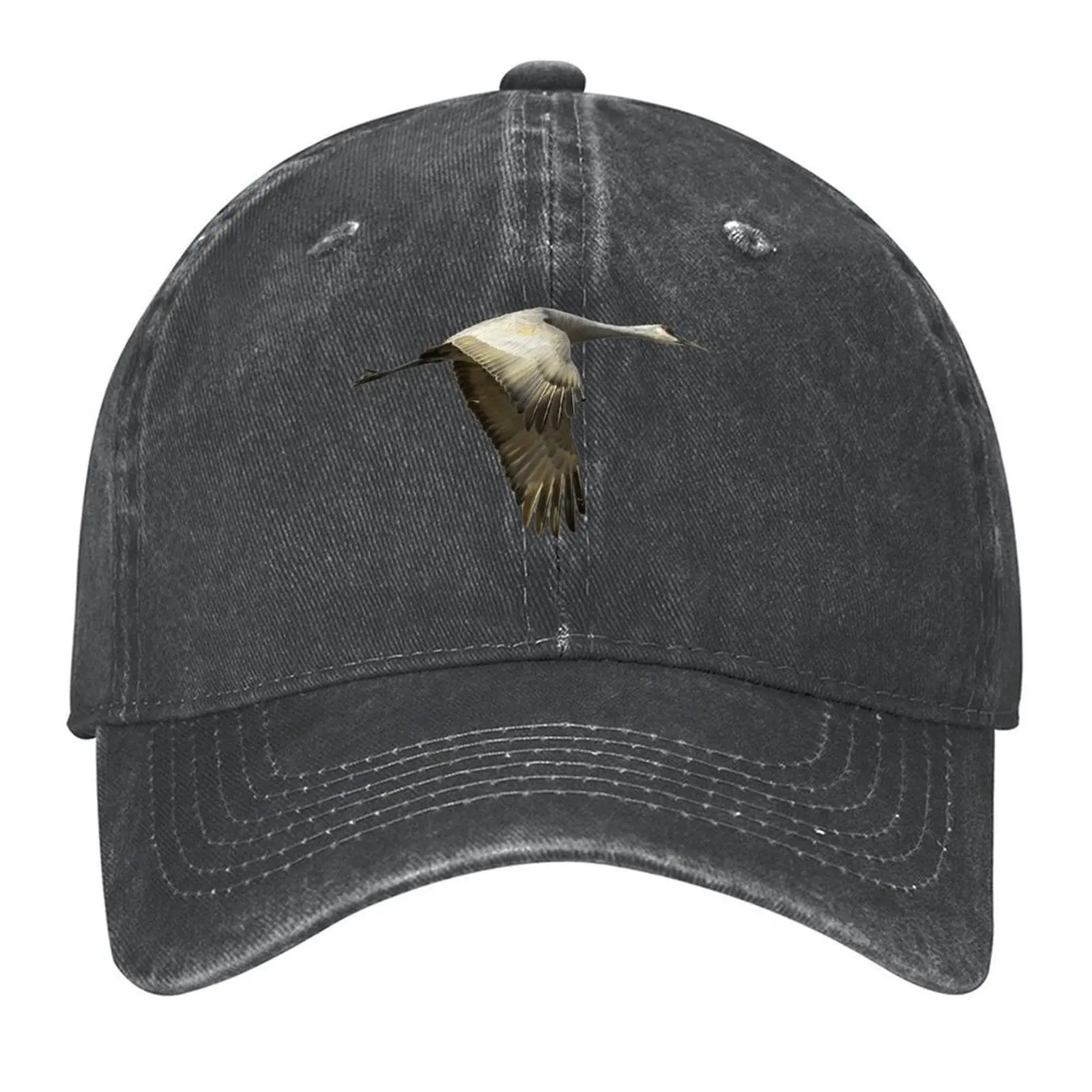 

Isolated Sandhill Crane 1-2021 Baseball Cap birthday winter hats for men summer hat dad hat Male Women's