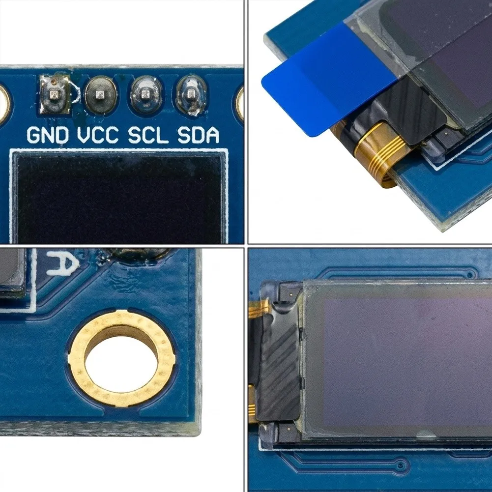 Monochrome For OLED Display Module 0.78 Inch SH1107 Driver IC I2C Interface Suitable for Educational and Experimental Use