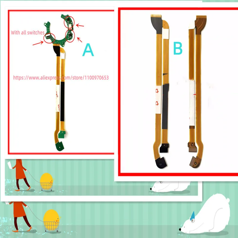 New (without 4 IC) Anti Shake Board Flex Cable FPC for Canon EF 24-70 F4L IS USM Stabilizer Flex Lens Camera Parts