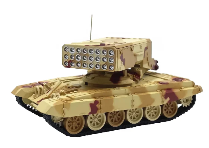 rare  Special Offer  1:72  Russian Ground Forces  TOS-1  Rocket gun tank model  Alloy Collection Model