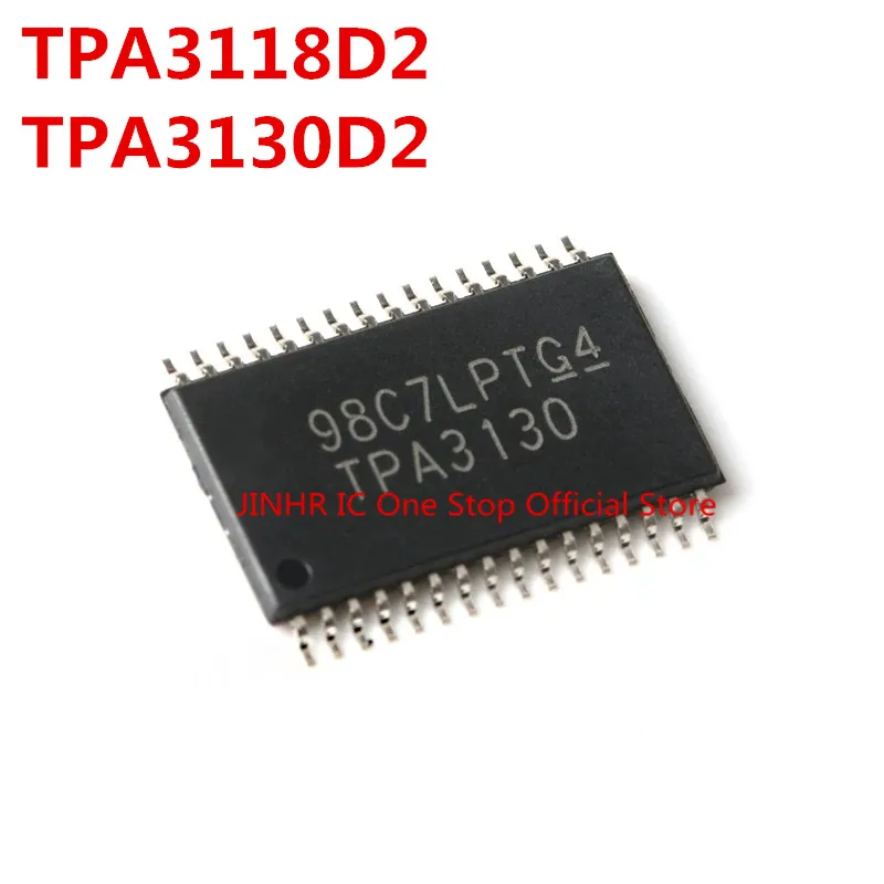 New, 5PCS TPA3118 TPA3130 TPA3118D2 TPA3130D2 TPA3118D2DAPR TPA3130D2DAPR, Class-D Stereo Amplifier