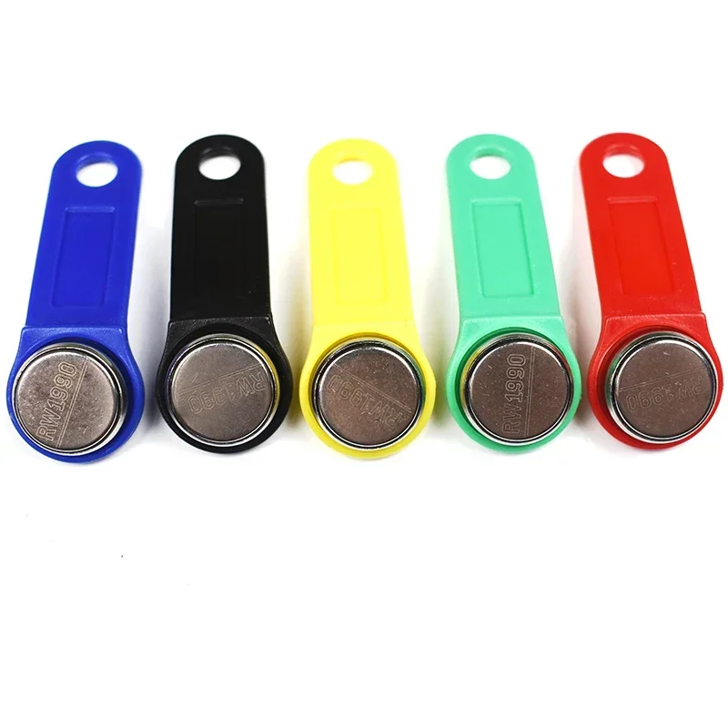 5Pcs/Lot TM1990A Dallas IButton TM Card with Handle Key Tags DS1990A-F5 Non Magnetic for Access Control Electronic Lock