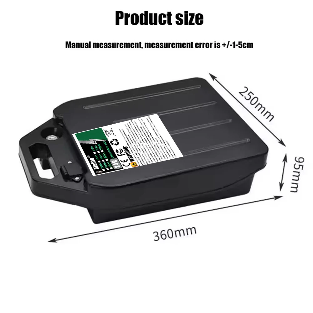 Air freight, 24V 100Ah, multiple capacity options, suitable for 250-2000W motors, built-in BMS protection