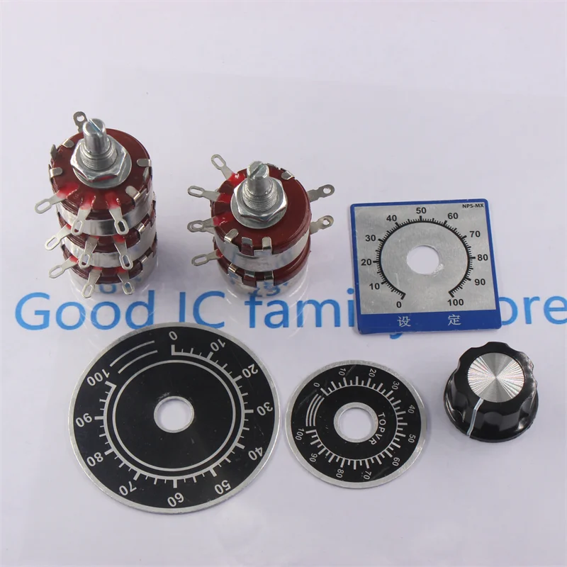 WTH118-2 WTH118-3 dual Triple Potentiometer 100R 220R 330R 470R 1K 2.2K 47K 22K 100K 220K 330K 470K 680K 1M